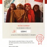 Chor Leuchtfeuer und Save the Children Weihnachtszeit 2025/26