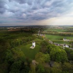 Swister Turm aus der Luft